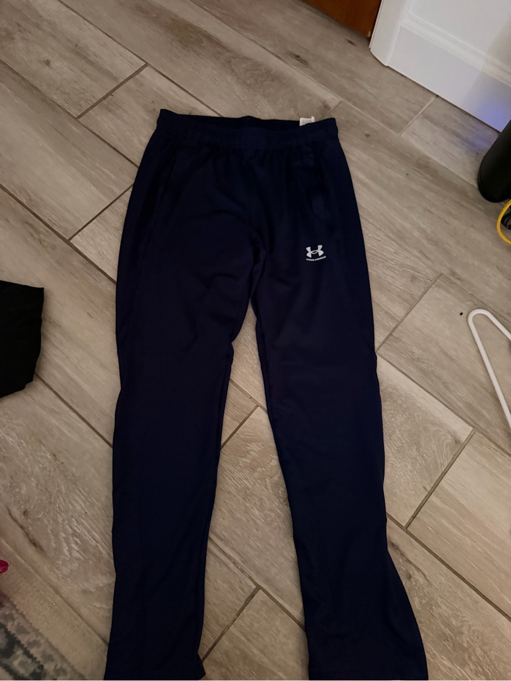 Under Armour Navy Women's Track Pants with Logo